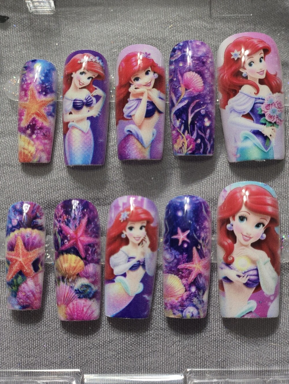 Press-on Mermaid Nail Stickers